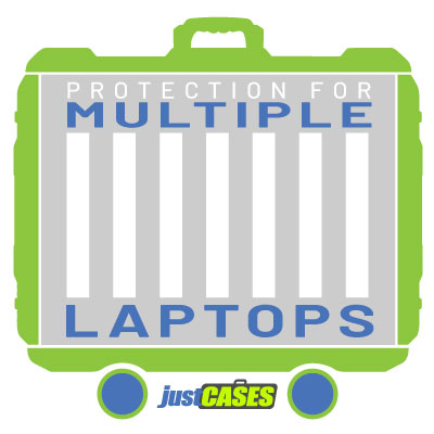 Cases designed for shipping several laptops