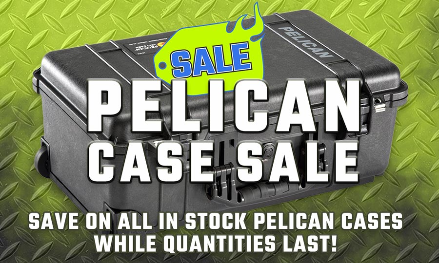 Pelican In Stock Case Sale