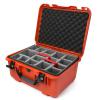 76933 Nanuk 933 Case 18x13x9 Orange - Padded Dividers