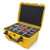 76933 Nanuk 933 Case 18x13x9 Yellow - Padded Dividers