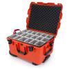 Nanuk 960 Wheeled Case 22x17x12 Orange - Padded Dividers