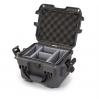 Nanuk 908 Case 9x7x7 Graphite - Padded Dividers