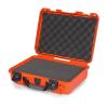 Nanuk 910 Orange Case 13x9x4 - Foam Filled