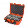 Nanuk 915 Case 13x9x6 Orange - Padded Dividers