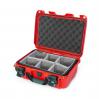 Nanuk 915 Case 13x9x6 Red - Padded Dividers