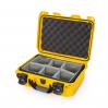 Nanuk 915 Case 13x9x6 Yellow - Padded Dividers