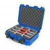 Nanuk 920 Case 15x10x6 Blue - Padded Dividers