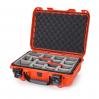 Nanuk 923 Case 16x11x5 Orange - Padded Dividers