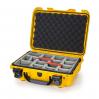 Nanuk 923 Case 16x11x5 Yellow - Padded Dividers