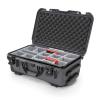 Nanuk 935 Wheeled Case 20x11x7 Graphite - Padded Dividers