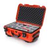 Nanuk 935 Wheeled Case 20x11x7 Orange - Padded Dividers