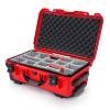 Nanuk 935 Wheeled Case 20x11x7 Red - Padded Divider