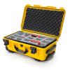 Nanuk 935 Wheeled Case 20x11x7 Yellow - Padded Dividers