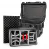 Nanuk 938 Wheeled Case 21x12x11 Black - Padded Dividers