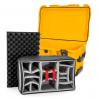 Nanuk 938 Wheeled Case 21x12x11 Yellow - Padded Dividers