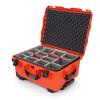Nanuk 950 Wheeled Case 20x15x10 Orange - Padded Dividers