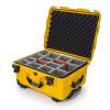 Nanuk 950 Wheeled Case 20x15x10 Yellow - Padded Dividers