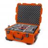 Nanuk 955 Wheeled Case 22x17x10 Orange - Padded Dividers