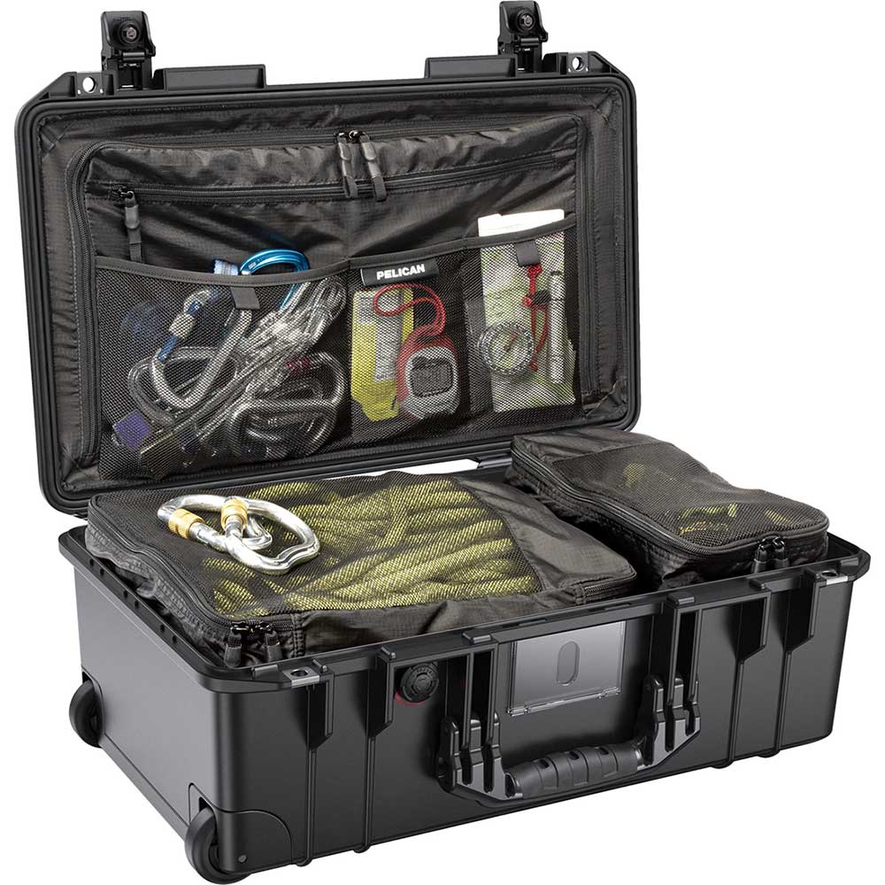 65153BL Pelican 1535 Air Travel Lifetime Warranty Wheeled Black Case