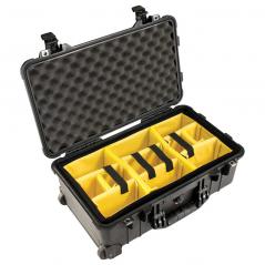 Pelican 1510 Wheeled Case 20x11x7 with Padded Divider