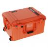 Pelican 1607 Orange Air Wheeled Case 21x15x11 - NO FOAM