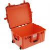 Pelican 1607 Orange Air Wheeled Case 21x15x11 - NO FOAM