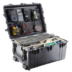 65163D Pelican 1630 Wheeled Case 28x21x14 with Divider