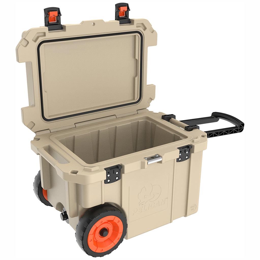 Pelican Elite 45 Qt Wheeled Tan Cooler