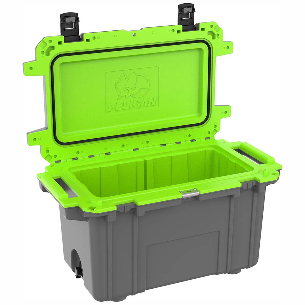 91070QG Pelican Elite 70 Qt Gray Green Cooler