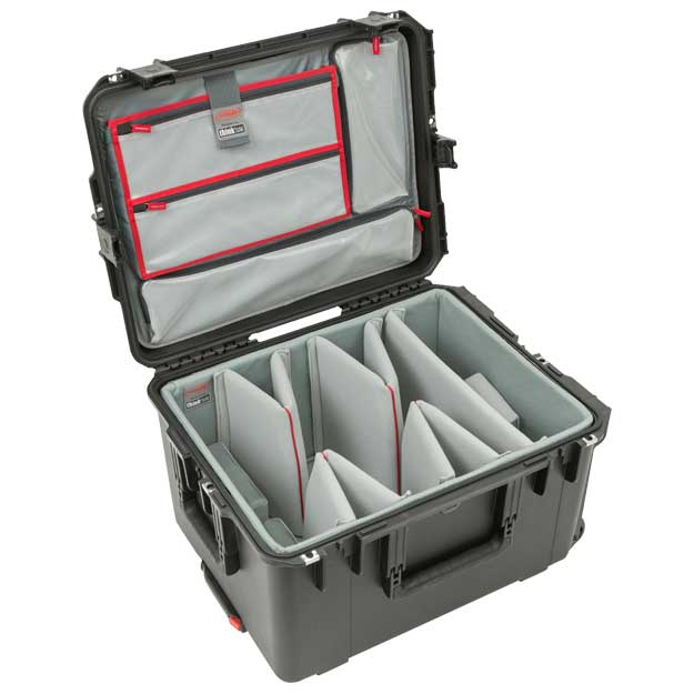 SKB iSeries 2217-12 Wheeled Case 22x17x12 with Dividers & Lid Organizer