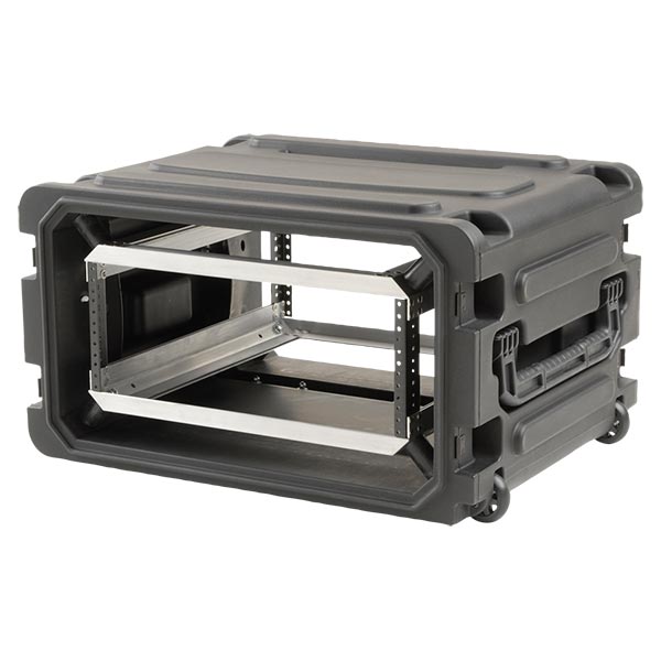 SKB 4U 20-inch Deep rSeries Wheeled Shockmount Case