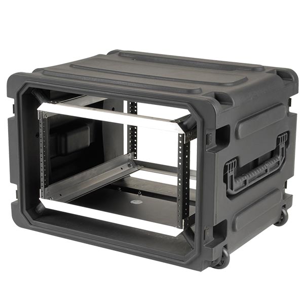 SKB 6U 20-inch Deep rSeries Wheeled Shockmount Case