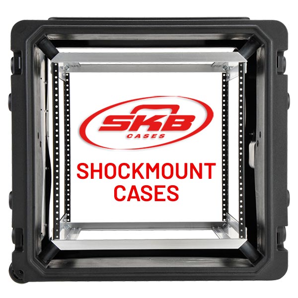 SKB Shockmount Cases designed for field use electronics